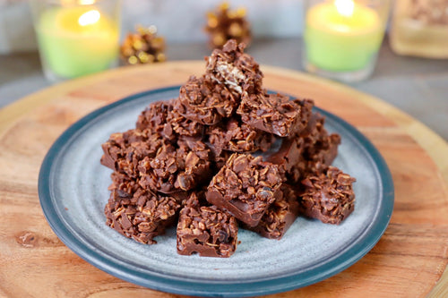 Coffee Spike Chocolate Granola Squares