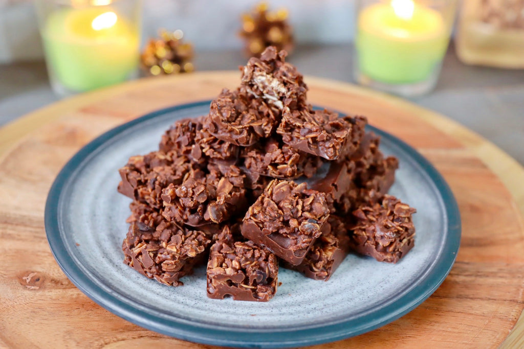Coffee Spike Chocolate Granola Squares