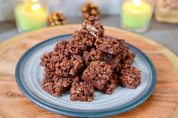 Coffee Spike Chocolate Granola Squares